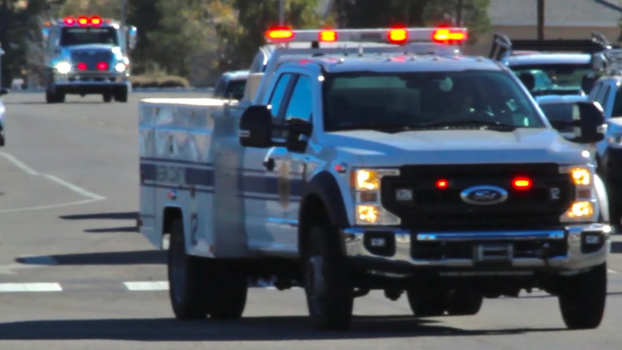 Kern County Fire Dept. Patrol 12, Water Tender 12, and Battalion 1 ...