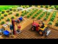 Building a Mini Water Well & Automatic Irrigation System | DIY Mini Construction