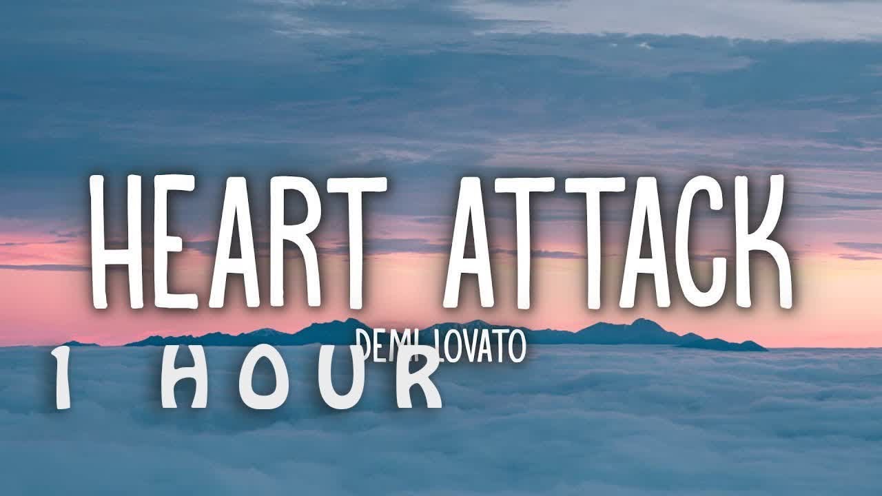 [1 HOUR 🕐 ] Demi Lovato - Heart Attack (Lyrics) - YouTube