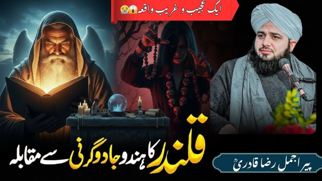 Qalandar vs Hindu Sorceress | A Powerful Clash of Faith and Magic | Peer Ajmal Raza Qadri Bayan