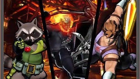 Requested ULTIMATE MARVEL VS. CAPCOM 3 Ghost Rider/Rocket Raccoon/Strider Hiryu Arcade Gameplay