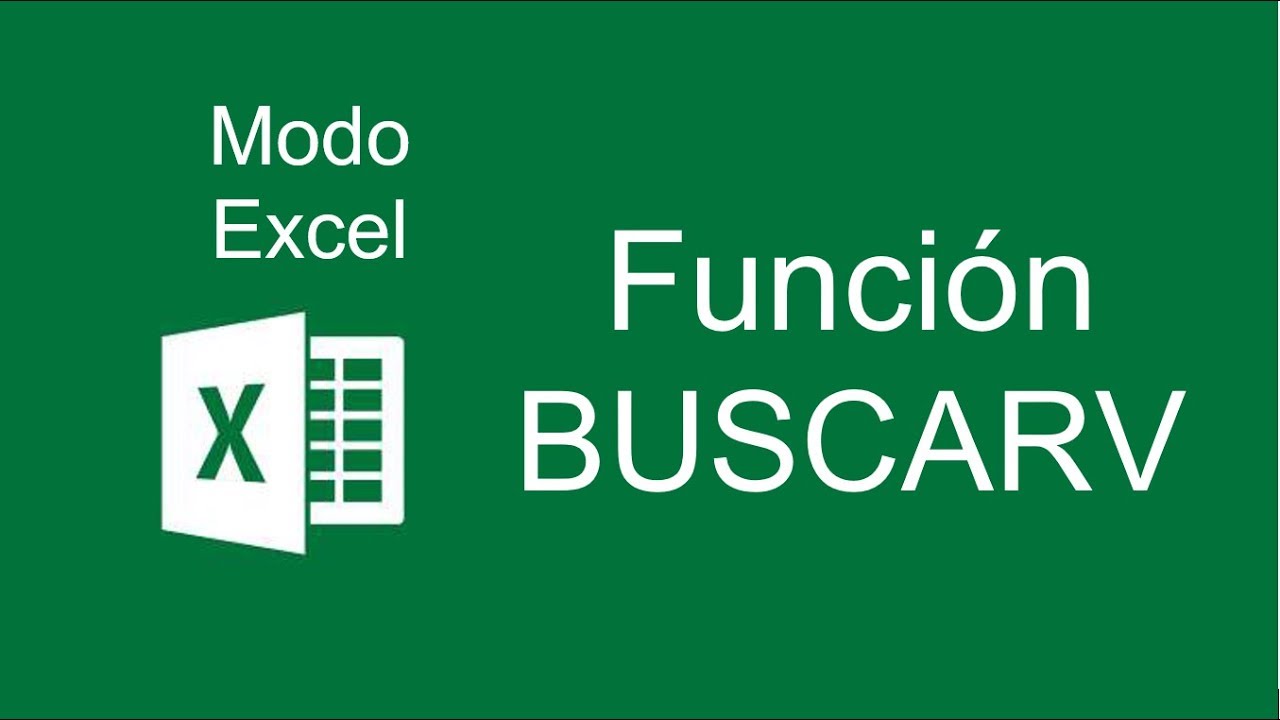 Función BUSCARV - Modo Excel 2016