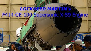 Quiet Supersonic X-59 | Jet Engine Installation | Lockheed Martin - Nov. 22, 2022
