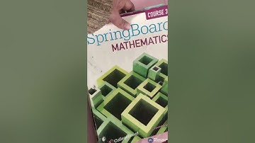 Activity 10 of SpringBoard Course 3