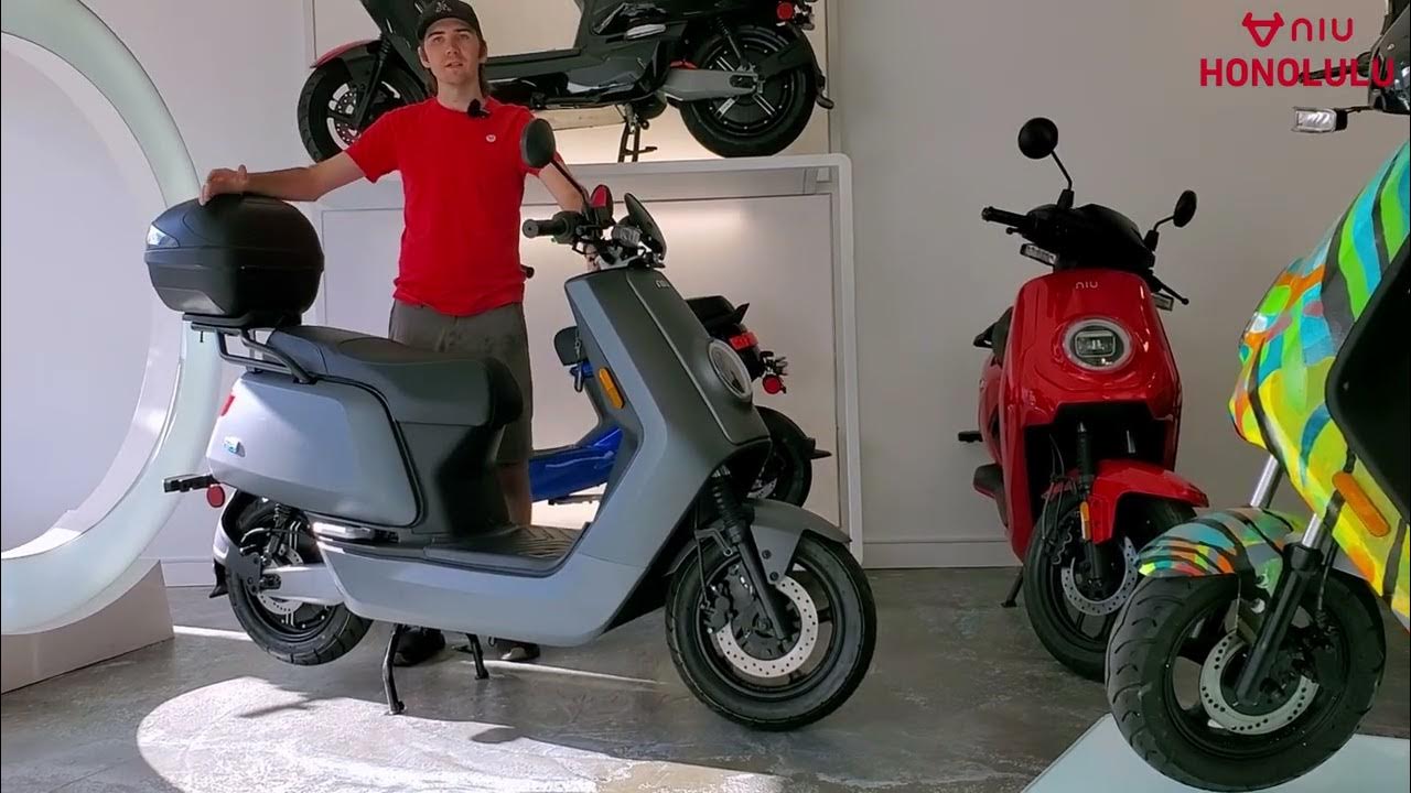 NQi Sport Electric Moped NIU Honolulu Showroom YouTube