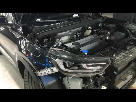 CHERY TIGGO 8 защита радиатора от повреждений и пробоя, установили сетку в бампер, решетку радиатора