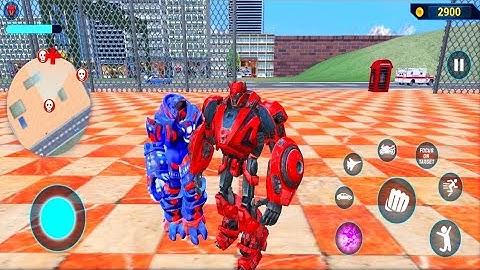 Bumblebee Multiple Transformation Red Jet Robot Car Game 2020 - Android Gameplay