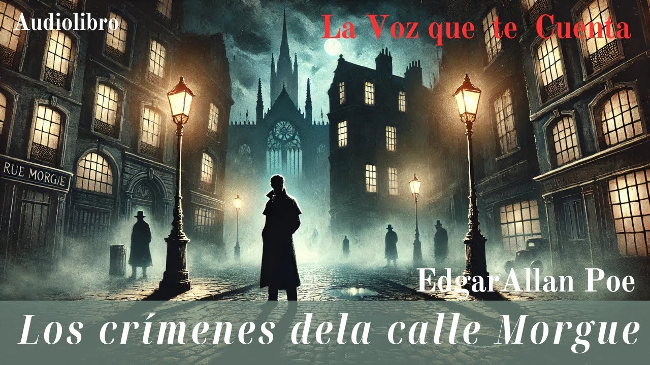 Los crímenes de la calle Morgue de E. Allan Poe | Audiolibro completo en español | Voz humana real