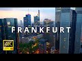 Frankfurt germany  in 4k ultra 60 fps by drone