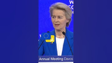 Europe is ready for change! Long live Europe! #VonderLeyen #eudebates #WEF #wef2025 #wef25 #davos
