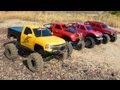 RC ADVENTURES - 4 SCALE RC 4x4 TRUCKS in ACTiON - on MARS? Nope - EARTH! TEAM W3RK!