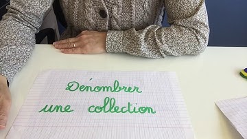 Dénombrer une collection