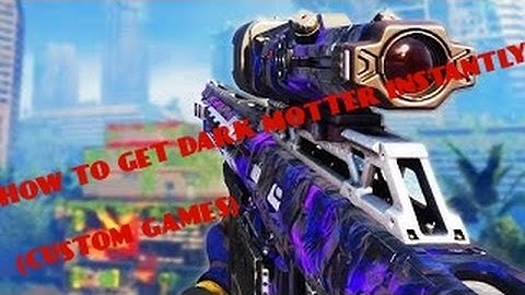 BLACK OPS 3 | HOW TO GET DARK MATTER INSTANTLY! | CUSTOM GAMES