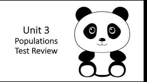 Unit 3 APES Populations Test Review - AP Environmental Science