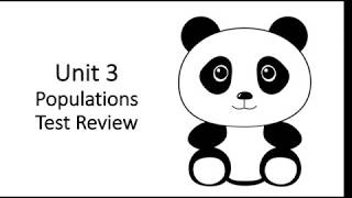 Unit 3 APES Populations Test Review - AP Environmental Science