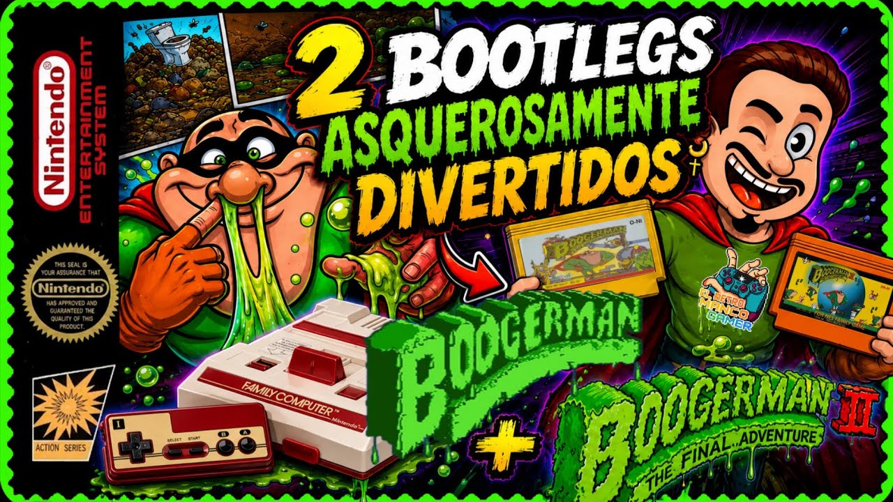 2 BOOGERMAN EN LA NES!! Bootleg-Demake (FamilyGame)💨