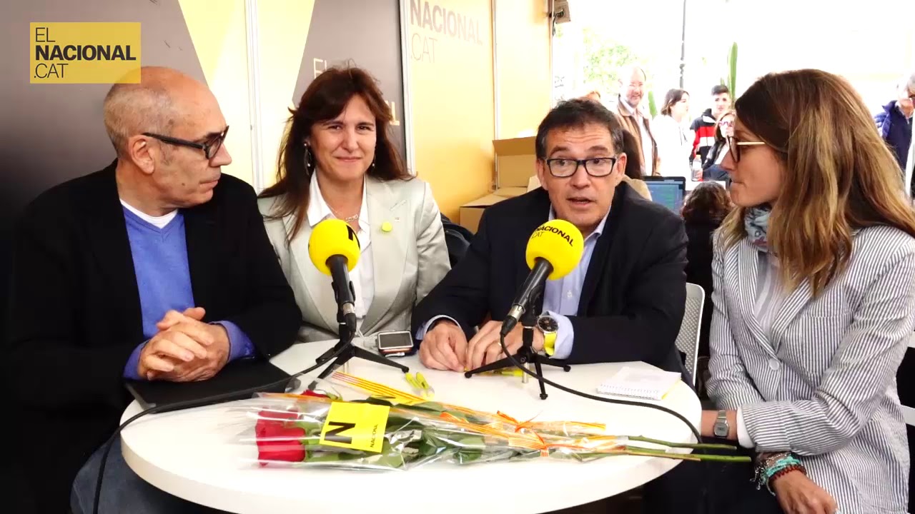 el nacional periodico Entrevista a Laua Borràs i Jaume Alonso Cuevillas - Sant Jordi 2019