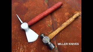 Forging a Tomahawk from a Hammer by Miller Knives 425,136 views 6 years ago 6 minutes, 39 seconds