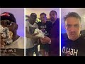 MIDNIGHT FEAST! - DERECK CHISORA OFFERS BURGERS TO TEAM USYK / TAKES PHOTOS WITH HAYE & BELLEW