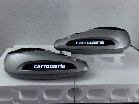 PIONEER carrozzeria TS-X380 光るスピーカー カーオーディオ