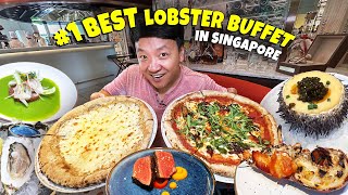 Eating EVERYTHING at LUXURY MICHELIN Lobster Seafood Brunch Buffet in Singapore