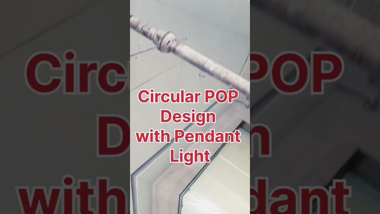 Round POP with Hanging Light  Trending 2025 