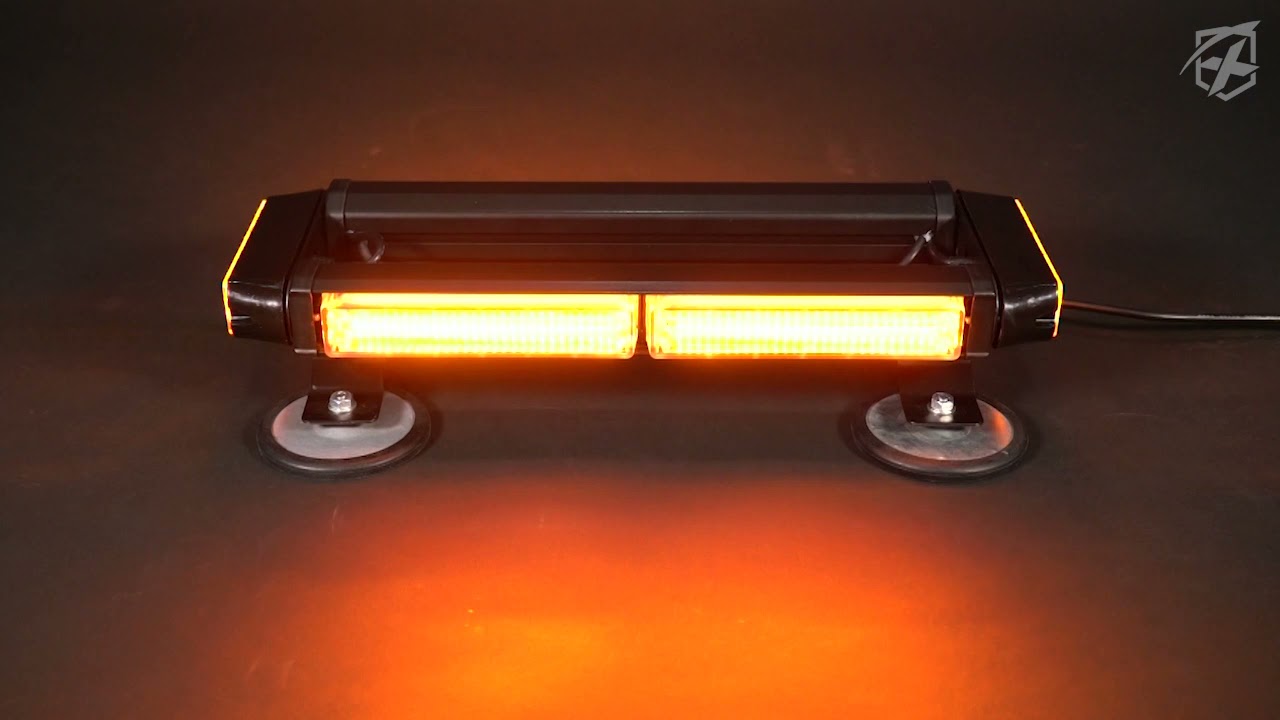 Pursuit 14.5" COB Series Rooftop LED Strobe Light with Magnetic Base
