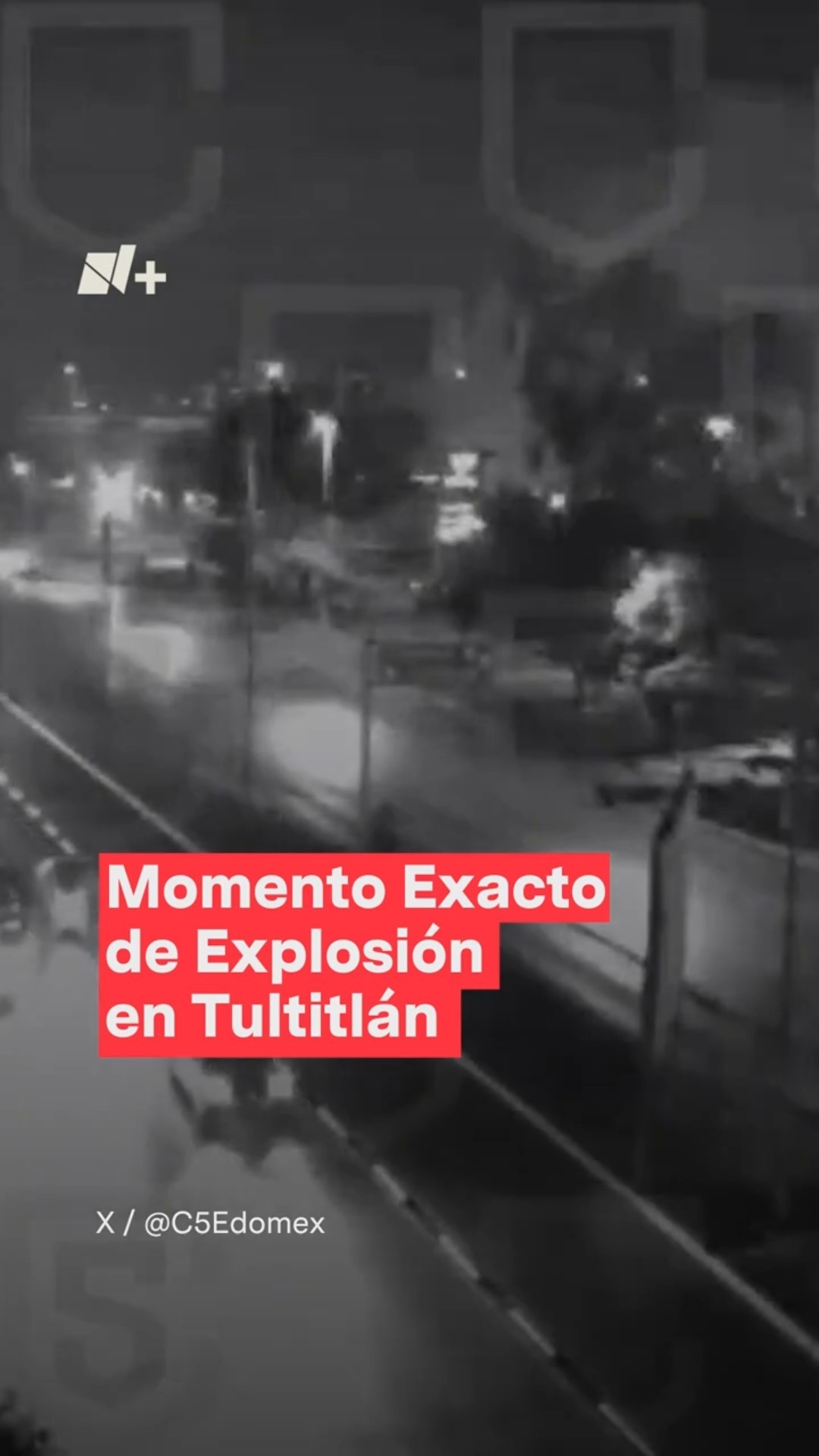 Momento exacto de explosión en fábrica, en Tultitlán #nmas #shorts #edomex