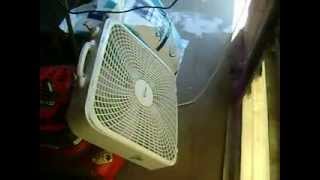 Hawaiian Breeze Fan With Broken Blade Shaking Itself To Destruction