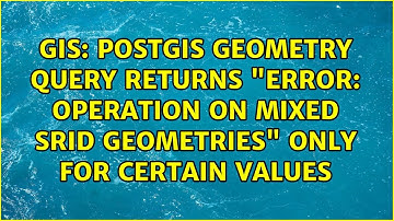 PostGIS Geometry Query returns "Error: Operation on mixed SRID geometries" only for certain values