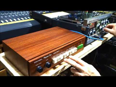 COLUMBIA CRB Rhythm Box + Roland RE Space Echo Test