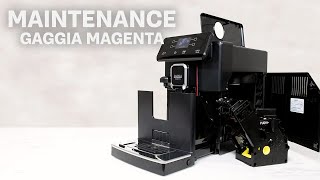 How to: Maintenance & Alerts on the Gaggia Magenta Espresso Machines