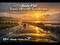 Scenic Ultra HD Ambient Soundscape — CA-4 West, Brentwood to Bay Point · 53°F Drizzle Golden Hour