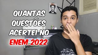 Quantas questões acertei no Enem 2022 | gabarito extra oficial | Vitor Soline