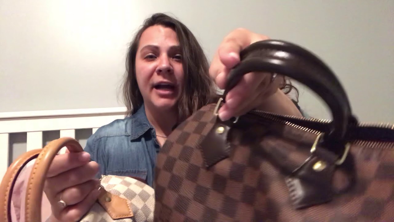 Louis Vuitton Damier Ebene speedy 25 review - YouTube