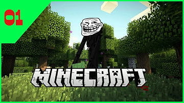 Minecraft SMP[MCPE][001]-I HATE ENDERMEN!!