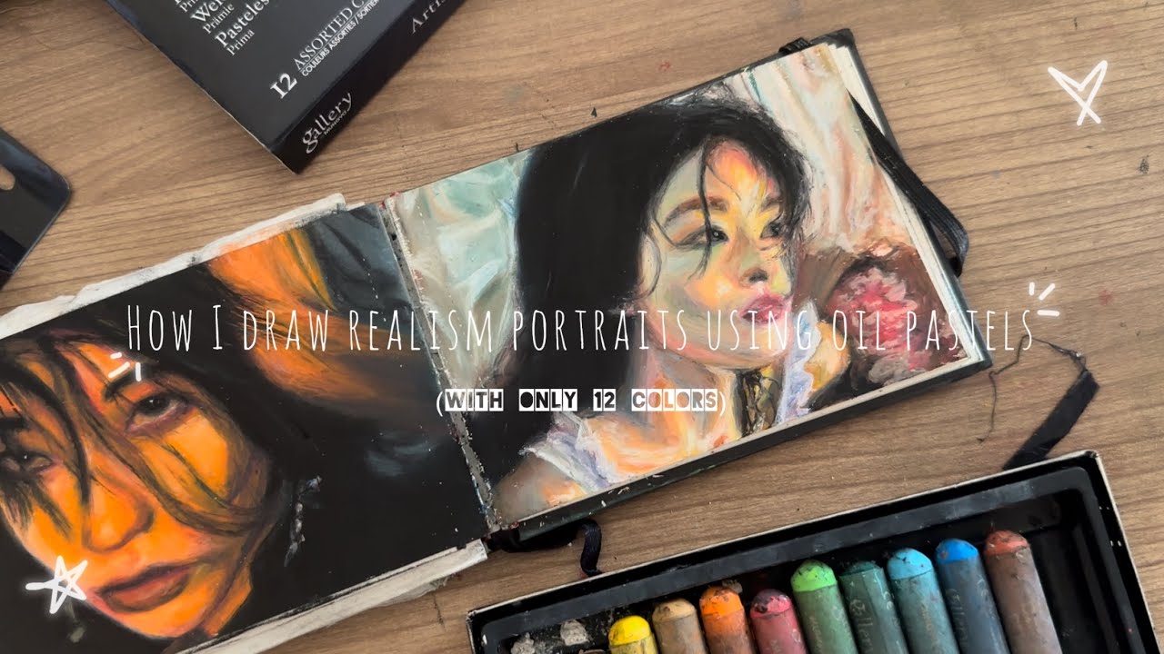 Пошаговое руководство по рисованию портретов масляной пастелью