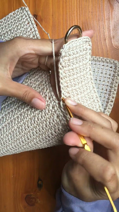 Bikin Tas Rajut Pakai Kanvas Polimer