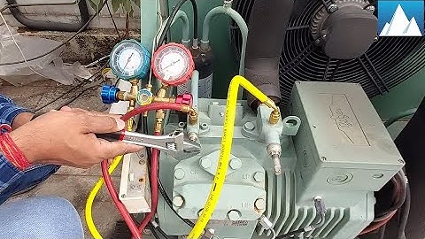 How to check HP & LP pressure on refrigeration system in running condition | Blue Cold Refrigeration