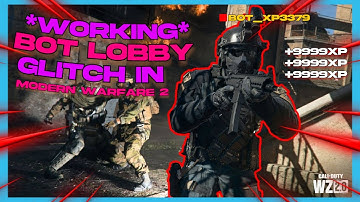 *WORKING* BOT LOBBY GLITCH | MODERN WARFARE 2