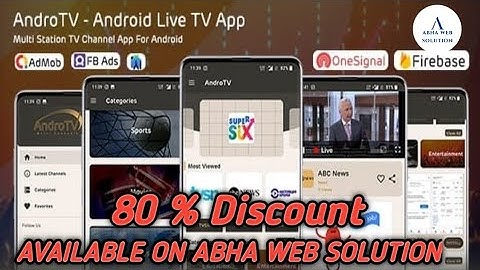 Make All New  AndroTV – Android Multiple TV Channels App | #androidstudio #100kview #earningapp