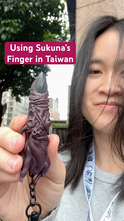 Using Sukuna’s Finger as a Metro Card in Taiwan | #sukuna #jujutsukaisen #jjk #taiwantrip #metrocard