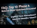Boomie faq e02 top 10 phase 4 balance druid questions answered  wotlk classic p4 icc