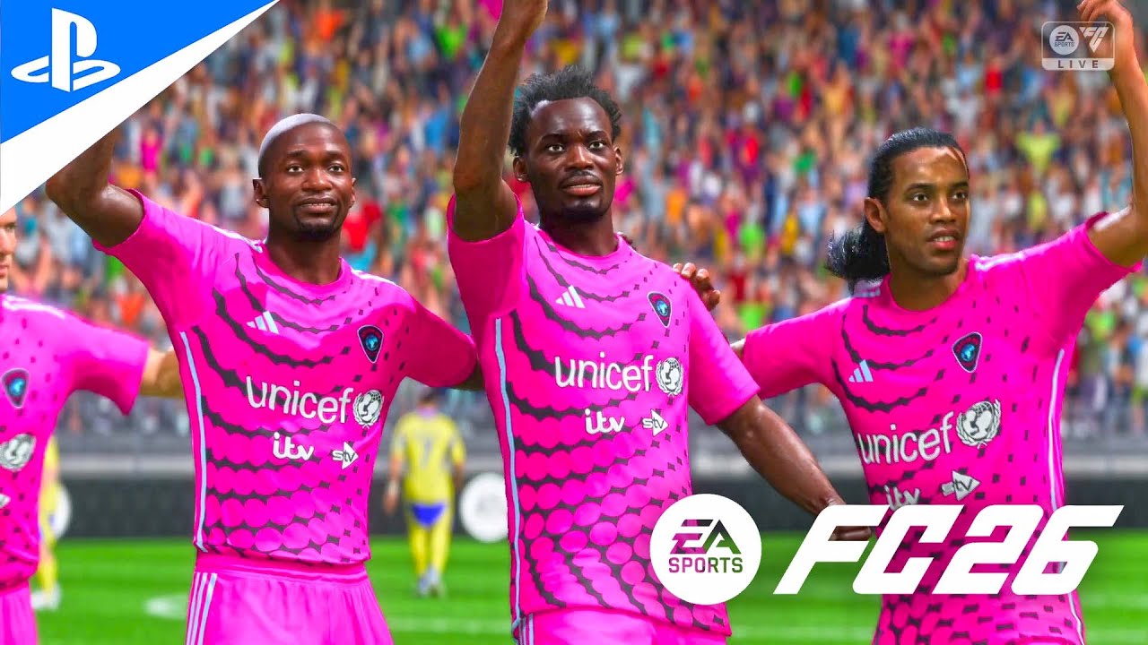 ⚽ EA SPORTS FC 26 Геймплей Soccer Aid против Classic XI Legends Match 🌍🔥