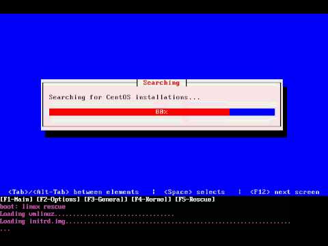 如何使用光碟修改root密碼（CentOS5.5）