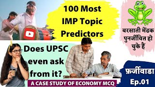 100 Most-Imp Economy Topics for UPSC Prelims How much prediction True? Farziwada Clickbaiter Exposed