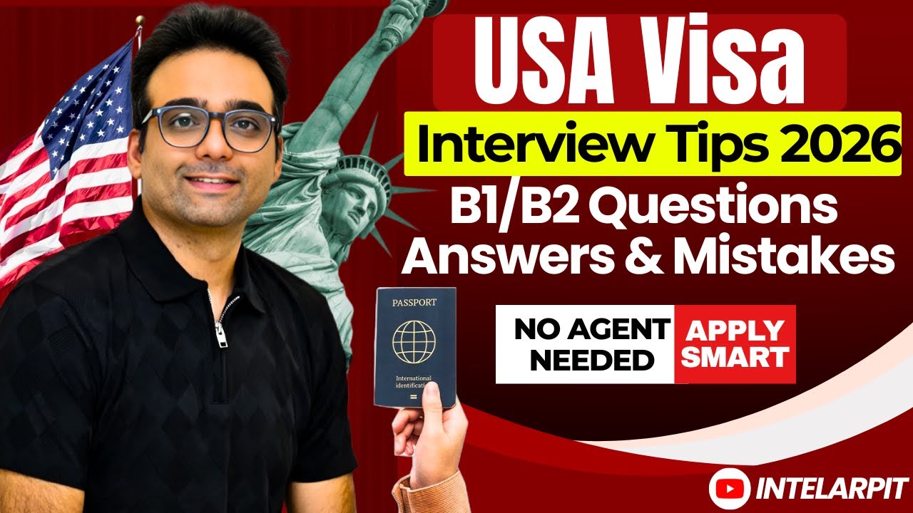USA B1/B2 Visa Interview Preparation 2026 | Questions, Tips & Mistakes: video thumbnail