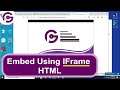 Embed iframe in html  embed any link iframe in html  programminggeek
