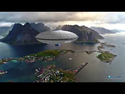 Hybrid airship of Alliance of Aeronautic Technologies - YouTube
