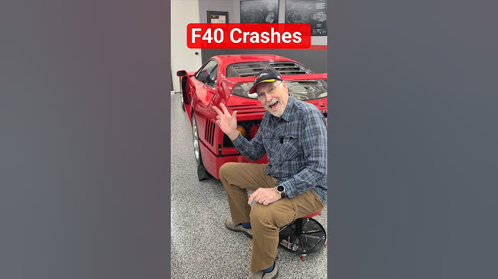 Lando Norris Ferrari F40 Crash.   #shorts #automobile #ferrarif40 #ferrarisupercar #fastcars